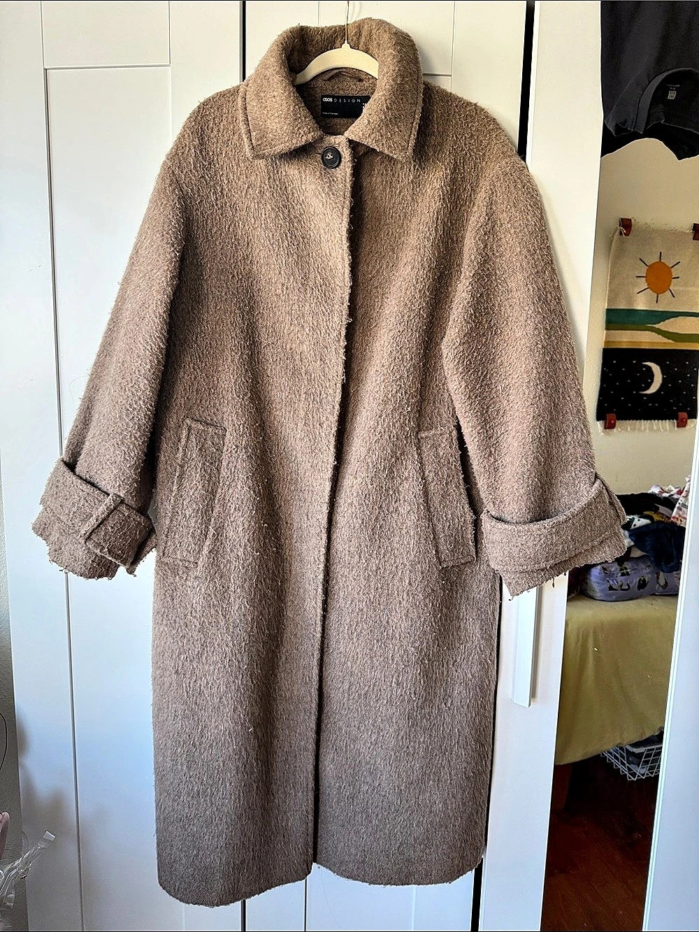 ASOS DESIGN coat Brown Coat